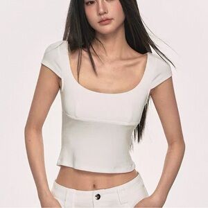 Elegant White Women's Top